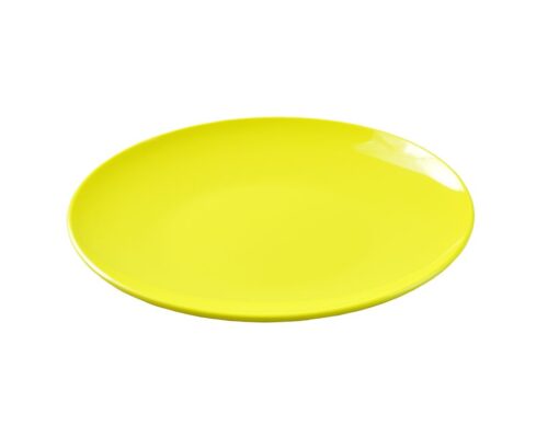 Płytki talerz z melaminy żółty śr.230mm (żółty) 28179