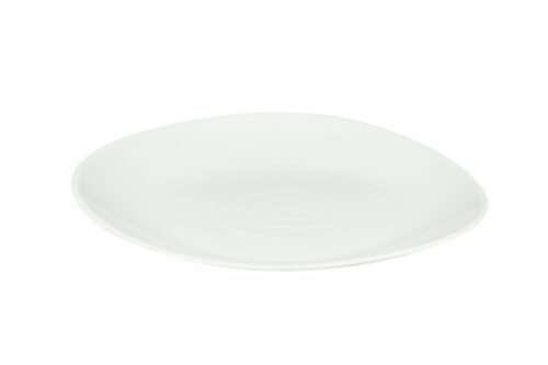 Półmisek / talerz ozdobny z melaminy (czarny lub śnieżnobiały) HW11