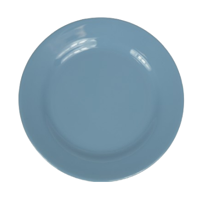 Płytki talerz z melaminy ⌀26.5cm (niebieski)